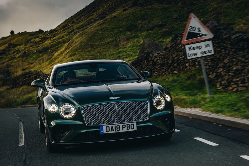 Conquering mountains in the Bentley Continental GT