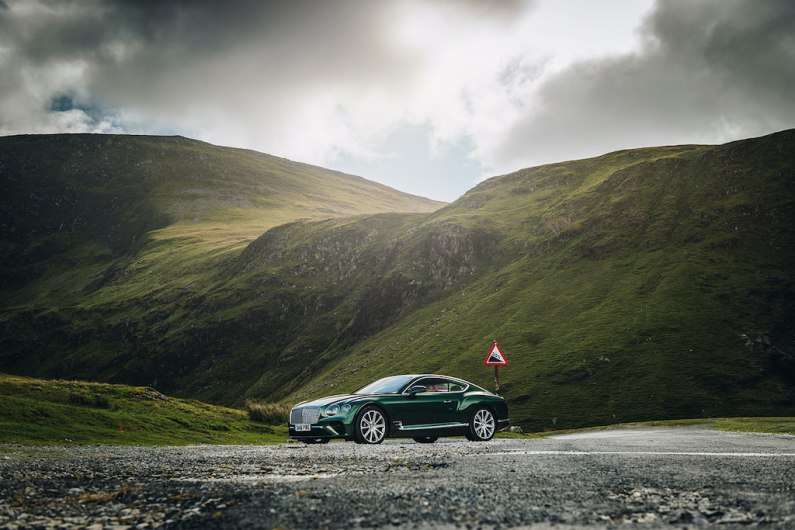 Conquering mountains in the Bentley Continental GT