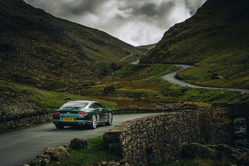 Conquering mountains in the Bentley Continental GT
