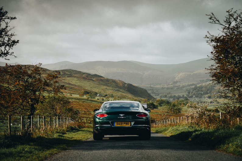 Conquering mountains in the Bentley Continental GT